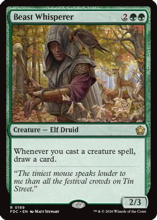 Beast Whisperer (FDC-189) - Commander: Foundations-1