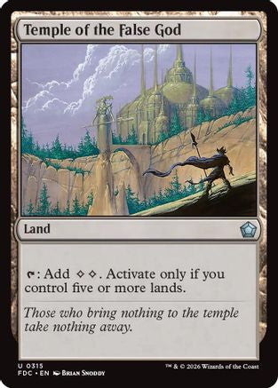 Temple of the False God (FDC-315) - Commander: Foundations-1