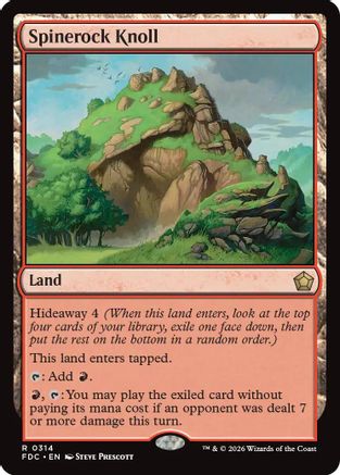 Spinerock Knoll (FDC-314) - Commander: Foundations-1