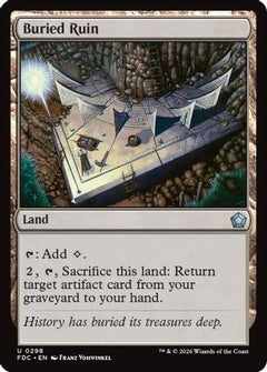 Buried Ruin (FDC-298) - Commander: Foundations-1