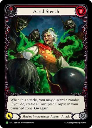 Acrid Stench (GEM196) - GEM Pack 6 Rainbow Foil
