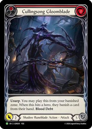 Cullingsong Gloomblade (GEM201) - GEM Pack 6 Rainbow Foil-1