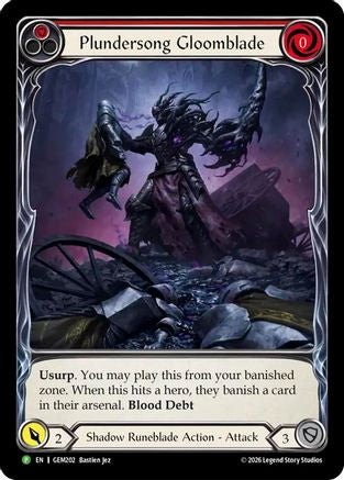 Plundersong Gloomblade (GEM202) - GEM Pack 6-1