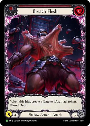 Breach Flesh (GEM204) - GEM Pack 6 Rainbow Foil-1