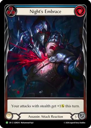 Night's Embrace (GEM210) - GEM Pack 6 Rainbow Foil-1