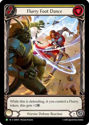 Flurry Foot Dance (GEM214) - GEM Pack 6 Rainbow Foil