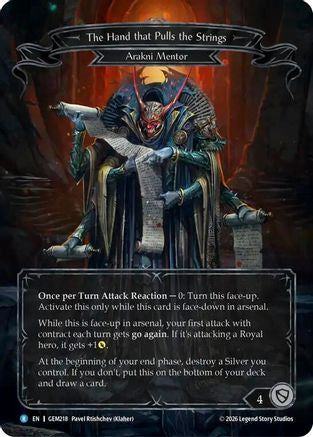 The Hand that Pulls the Strings (GEM218) - GEM Pack 6 Cold Foil-1