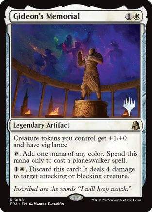 Gideon's Memorial (PPFRA-198) - Promo Pack: Reality Fracture Foil-1