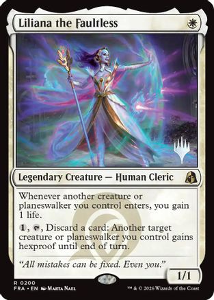 Liliana the Faultless (PPFRA-200) - Promo Pack: Reality Fracture Foil-1