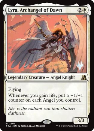 Lyra, Archangel of Dawn (PPFRA-201) - Promo Pack: Reality Fracture Foil-1