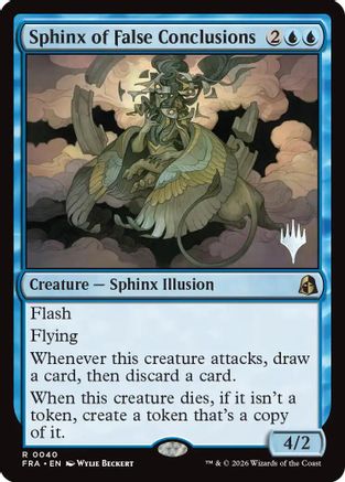 Sphinx of False Conclusions (PPFRA-040) - Promo Pack: Reality Fracture Foil-1