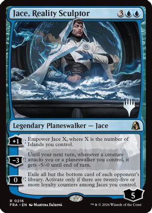 Jace, Reality Sculptor (PPFRA-216) - Promo Pack: Reality Fracture Foil-1