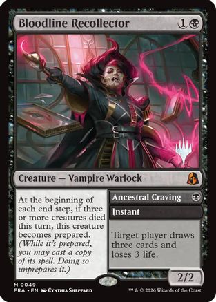 Bloodline Recollector (PPFRA-049) - Promo Pack: Reality Fracture Foil-1