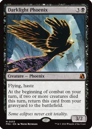 Darklight Phoenix (PPFRA-053) - Promo Pack: Reality Fracture Foil-1