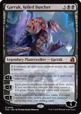 Garruk, Veiled Butcher (PPFRA-229) - Promo Pack: Reality Fracture-1