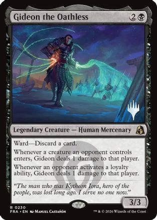 Gideon the Oathless (PPFRA-230) - Promo Pack: Reality Fracture Foil-1
