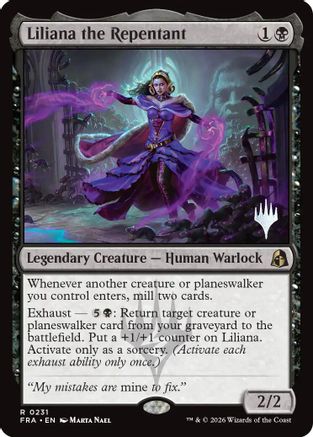 Liliana the Repentant (PPFRA-231) - Promo Pack: Reality Fracture-1