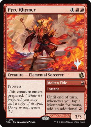 Pyre Rhymer (PPFRA-091) - Promo Pack: Reality Fracture Foil-1