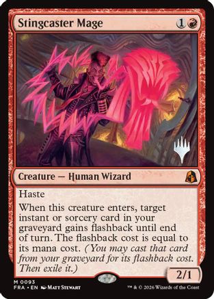 Stingcaster Mage (PPFRA-093) - Promo Pack: Reality Fracture Foil-1