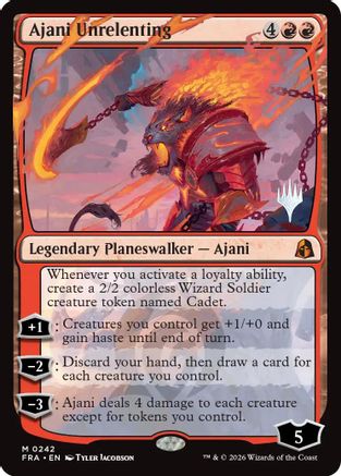 Ajani Unrelenting (PPFRA-242) - Promo Pack: Reality Fracture-1