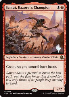 Samut, Hazoret's Champion (PPFRA-251) - Promo Pack: Reality Fracture Foil-1