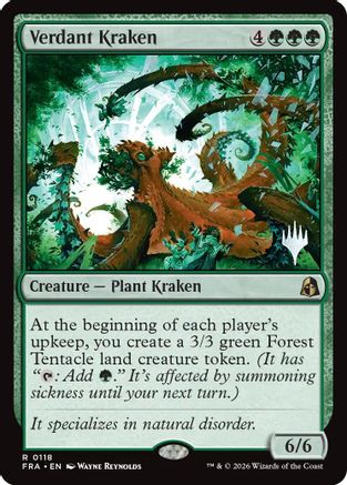 Verdant Kraken (PPFRA-118) - Promo Pack: Reality Fracture-1