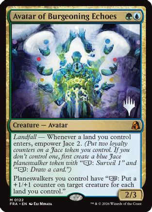 Avatar of Burgeoning Echoes (PPFRA-122) - Promo Pack: Reality Fracture Foil-1