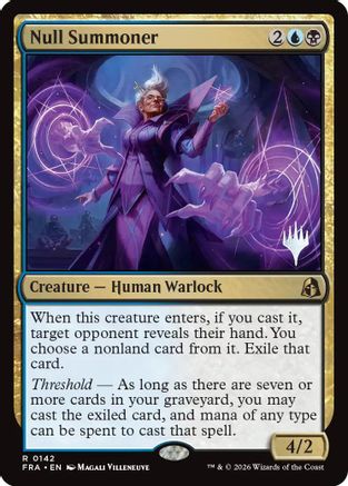 Null Summoner (PPFRA-142) - Promo Pack: Reality Fracture Foil-1
