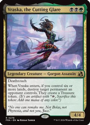 Vraska, the Cutting Glare (PPFRA-278) - Promo Pack: Reality Fracture-1