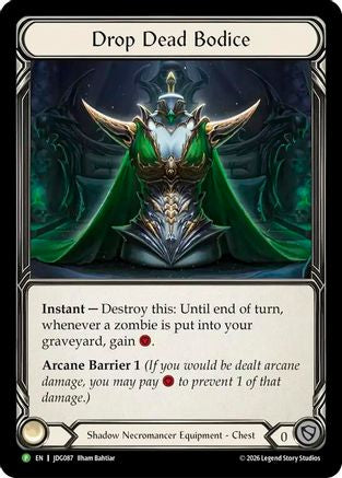 Drop Dead Bodice - JDG087 (JDG087) - Flesh and Blood: Promo Cards Cold Foil