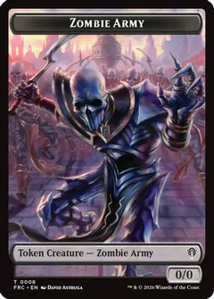 Zombie Army // Goblin Double-Sided Token (FRC-8 // 9) - Commander: Reality Fracture-1