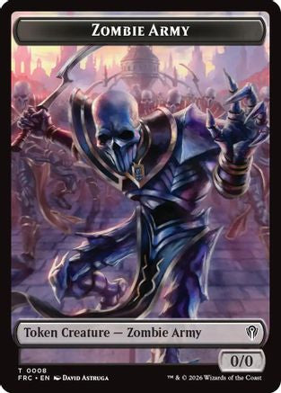Zombie Army // Goblin Double-Sided Token (FRC-8 // 9) - Commander: Reality Fracture-1