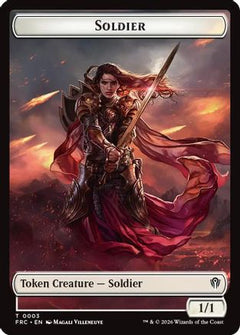 Soldier // Map Double-Sided Token (FRC-3 // 14) - Commander: Reality Fracture-1