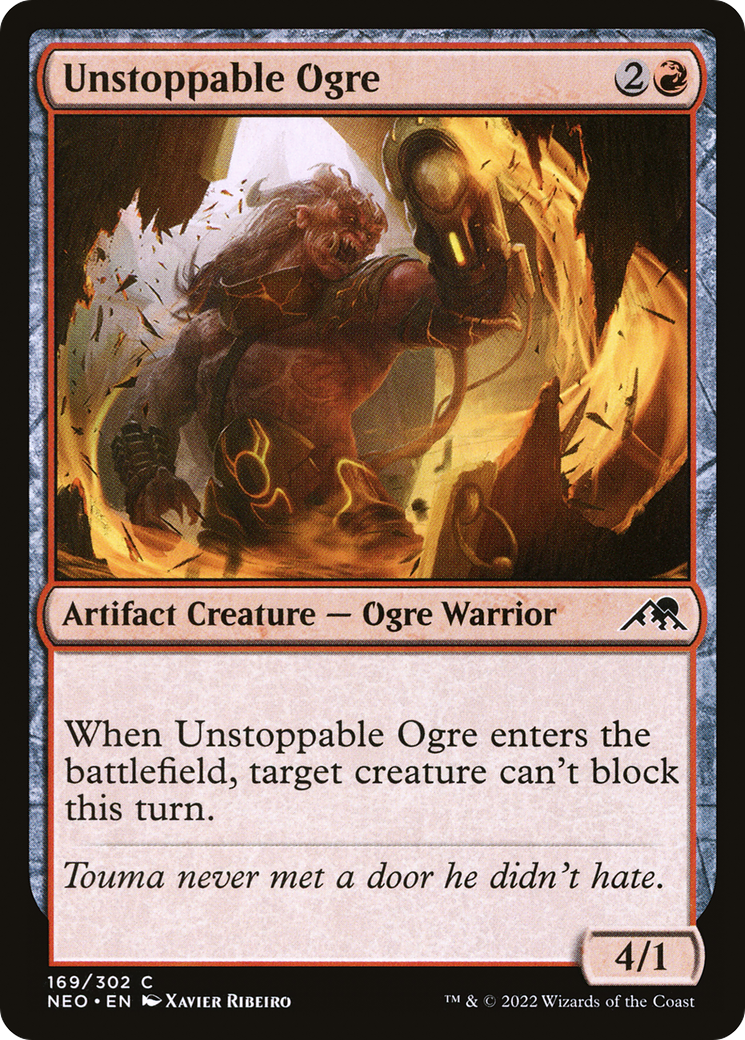 Unstoppable Ogre (NEO-169) - Kamigawa: Neon Dynasty-1