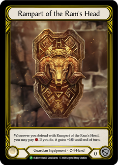 Rampart of the Ram's Head (Golden) [FAB049] (Promo)  Cold Foil-1