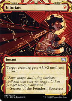 Infuriate (STA-041) - Strixhaven Mystical Archive: (Showcase) (Borderless) Etched Foil-1