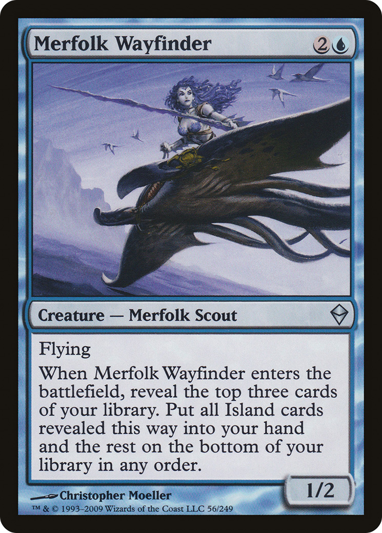 Merfolk Wayfinder [Zendikar]-1