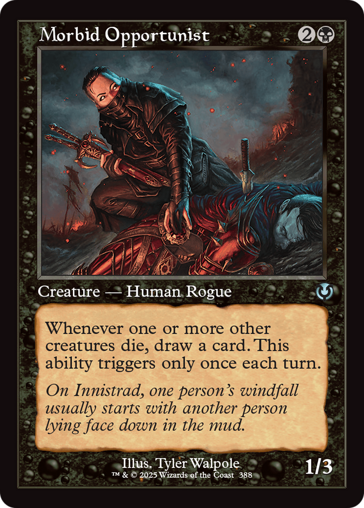 Morbid Opportunist (Retro Frame) [Innistrad Remastered]-1
