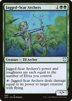 Jagged-Scar Archers [Kaldheim Commander]-1