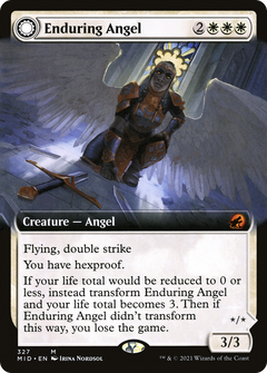 Enduring Angel // Angelic Enforcer (Extended Art) [Innistrad: Midnight Hunt]-3