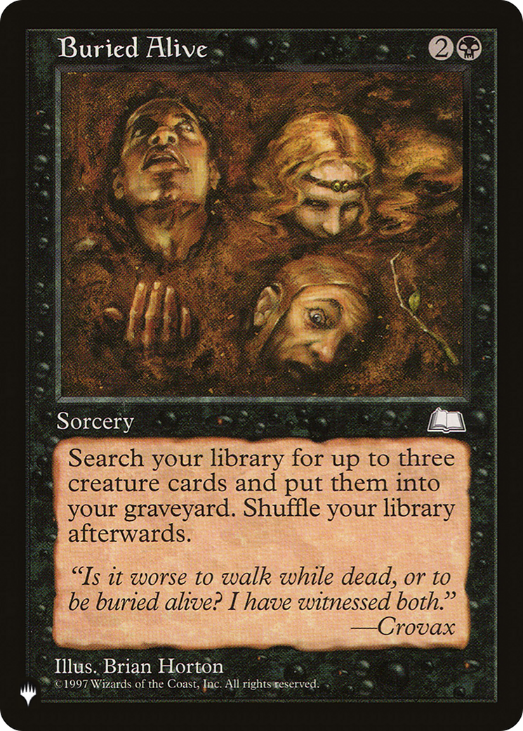 Buried Alive [The List]-1