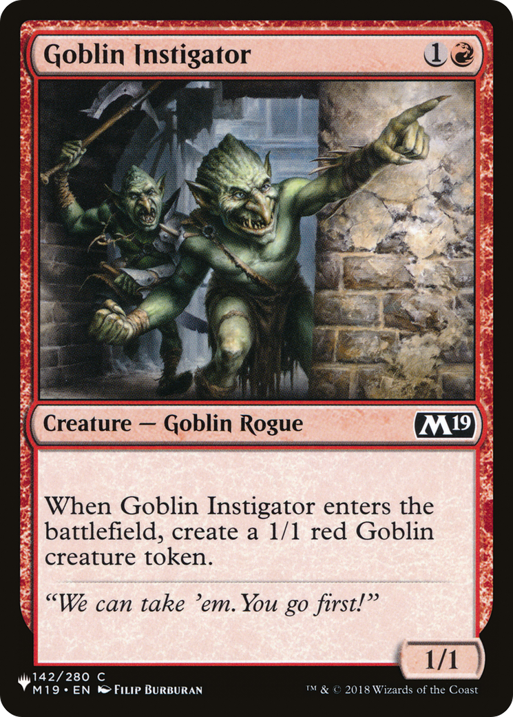 Goblin Instigator [The List]-1