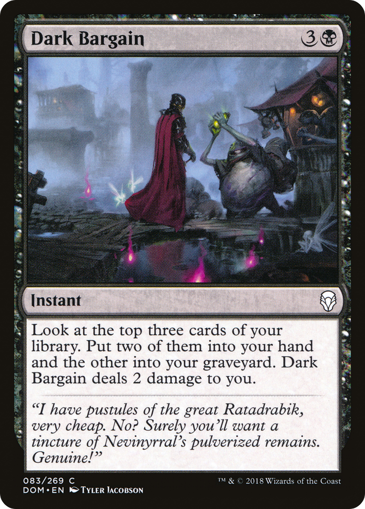 Dark Bargain [Dominaria]-1