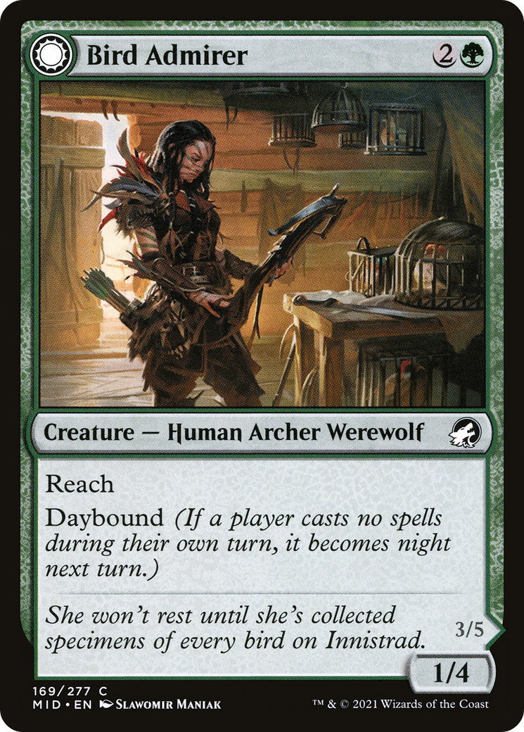 Bird Admirer // Wing Shredder [Innistrad: Midnight Hunt]-3