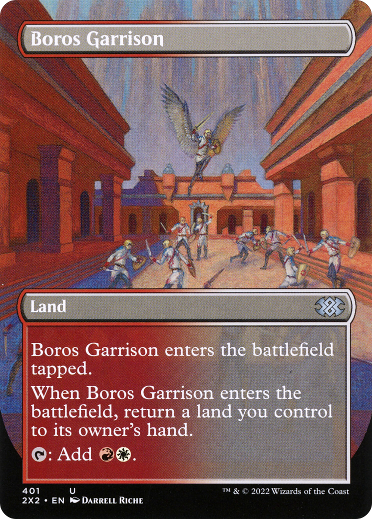 Boros Garrison (Borderless Alternate Art) [Double Masters 2022]-1