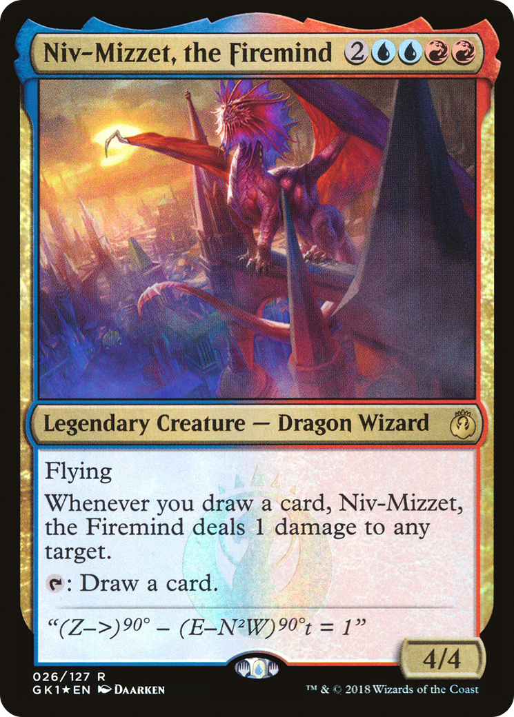 Niv-Mizzet, the Firemind [Guilds of Ravnica Guild Kit]-1
