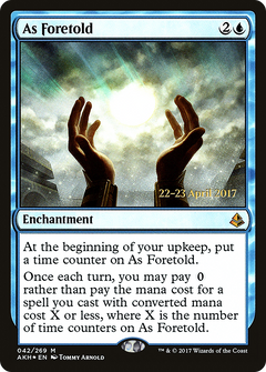 As Foretold [Amonkhet Prerelease Promos]-1