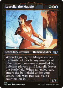 Lagrella, the Magpie (Showcase Golden Age Gilded Foil) [Streets of New Capenna]-1