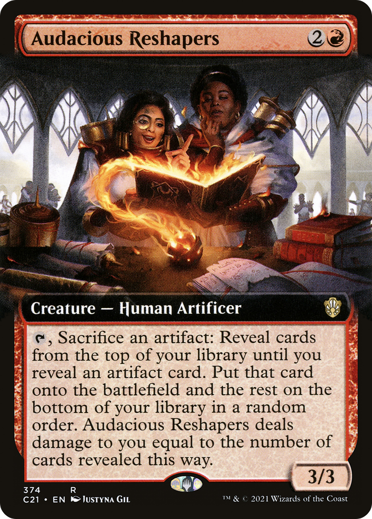 Audacious Reshapers (Extended Art) [Commander 2021]-1