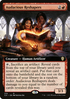 Audacious Reshapers (Extended Art) [Commander 2021]-1